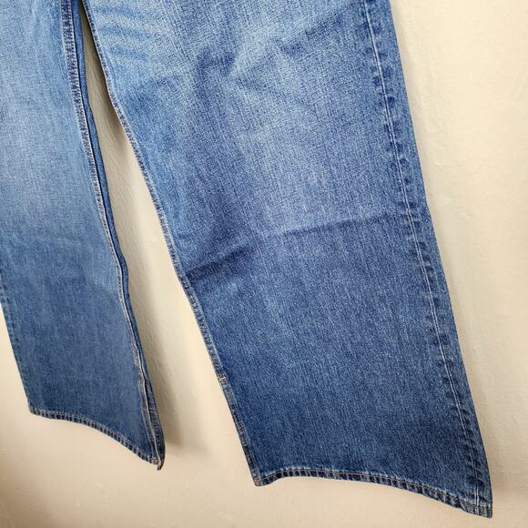 NEW Re/Done Iconic Heritage Silhouette Crystal Bay Fade Low Rider Loose Jean 32 - Picture 9 of 15